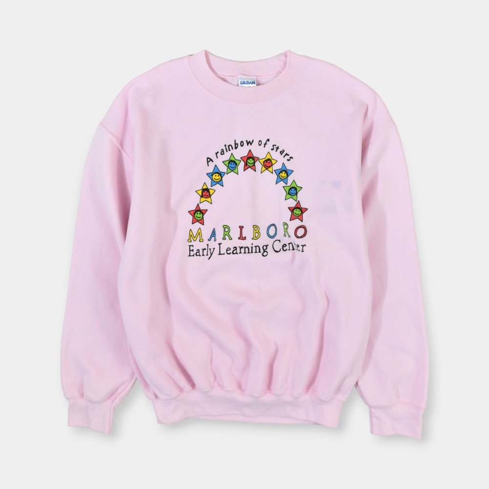 (M) 2000's | Vintage Early Learning Centre Sweatshirt Print Pink - Picture 1 of 2